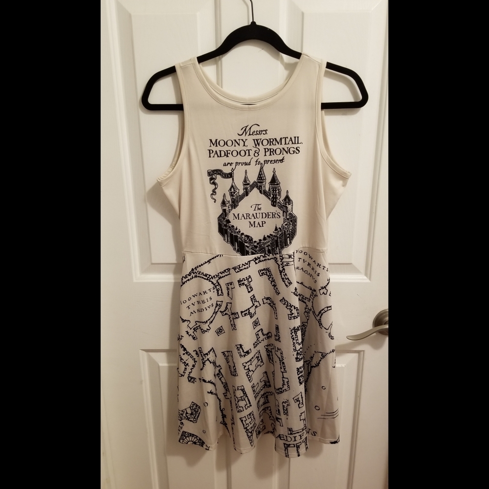 Harry Potter Marauder's Map Dress